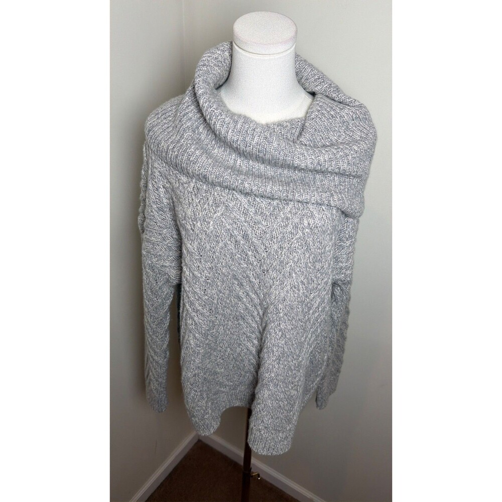 Nordstrom Signature 100% Cashmere Oversized Cowl Neck Sweater – Size XS LUXURY
